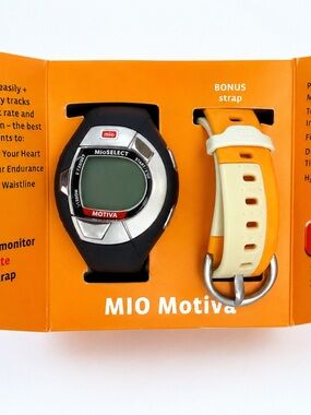 MIO Motiva Heart Rate Monitor Watch w/ Bonus Strap Fitness Tracker